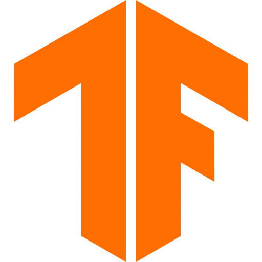 Logo orange et blanc composé de deux lignes horizontales orange sur fond blanc
